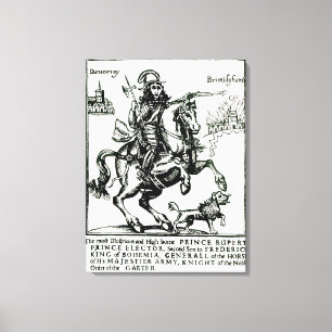 Lienzo El príncipe Rupert a caballo