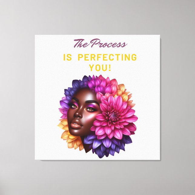 Lienzo ¡El Proceso Te Está Perfectando! (Anverso)