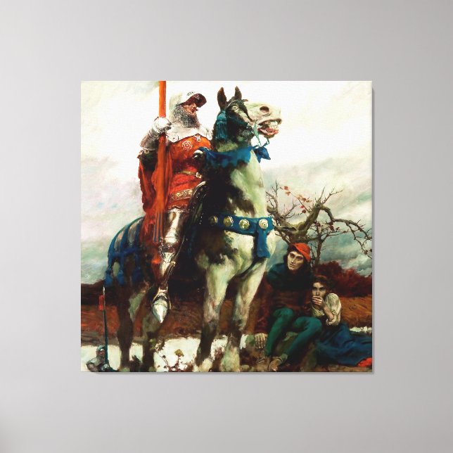 Lienzo El próximo Lancaster de Howard Pyle (Anverso)