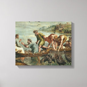 Lienzo El proyecto milagroso de los pescados (dibujo