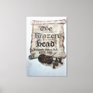 Lienzo El pub principal descarado, Dublín, Irlanda