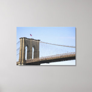 Lienzo El puente de Brooklyn en Nueva York