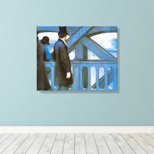 Lienzo El puente de Europa de Gustave Caillebotte