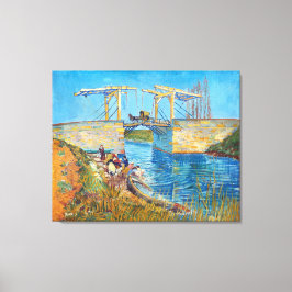 Lienzo El puente de los Langlois en Arles con el lavado d