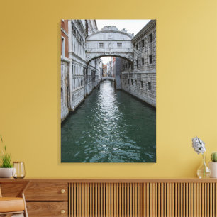 Lienzo El Puente de los Suspiros Venecia Italia