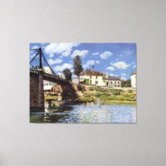 Lienzo El puente de Villeneuve-la-Garenne