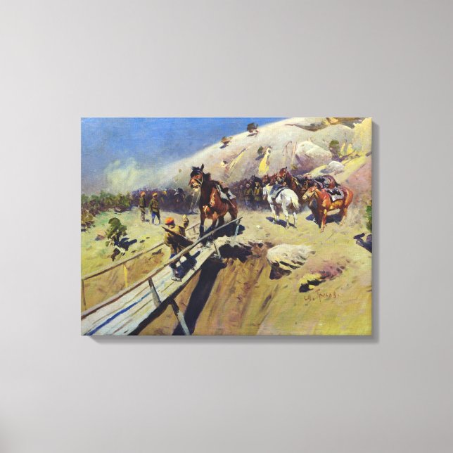 Lienzo El puente del diablo, 1931 (Anverso)