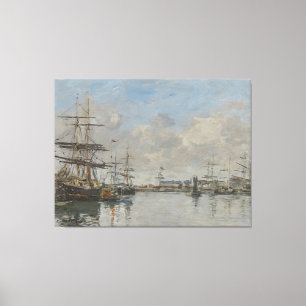Lienzo El puerto de Le Havre (1885-90 aproximadamente)