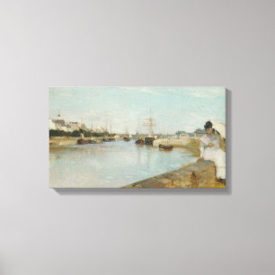 Lienzo El puerto en Lorient, 1869 (aceite en lona)