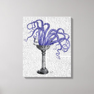 Lienzo El pulpo en rosado