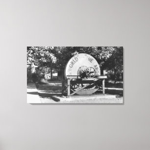 Lienzo El rancho de búfalos más grande del mundo