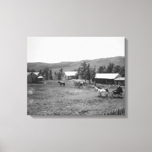 Lienzo El rancho Haylie, condado de Crook, Wyoming, c.189