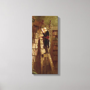 Lienzo El ratón de biblioteca