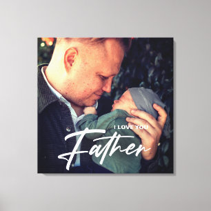 Lienzo El regalo del Día del Mejor Padre   Gracias Foto
