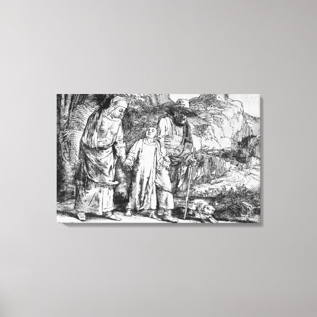 Lienzo El regreso de Egipto, o Jesucristo (Anverso)