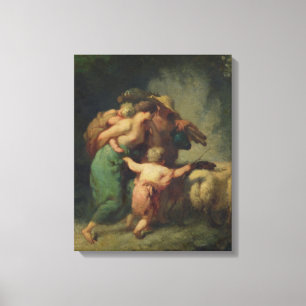 Lienzo El regreso de la bandada