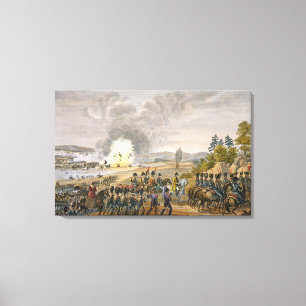 Lienzo El retratamiento francés después de la batalla d