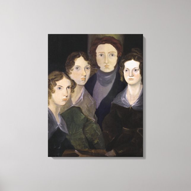 Lienzo El retrato del pilar de la familia Bronte de Branw (Anverso)