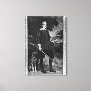 Lienzo El retrato del rey de Philip IV de España tiene