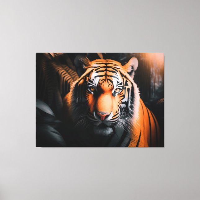 Lienzo El Rey de la Selva - Tigre (Anverso)