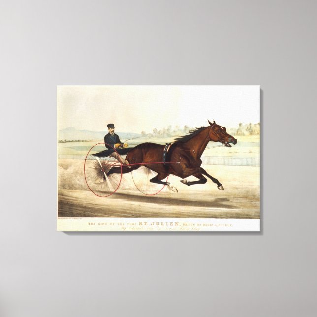 Lienzo El Rey del Turf, 'St. Julien' (Anverso)