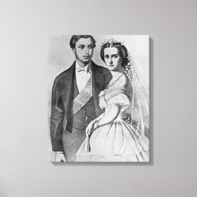 Lienzo El Rey Eduardo y la Reina Alexandra (Anverso)