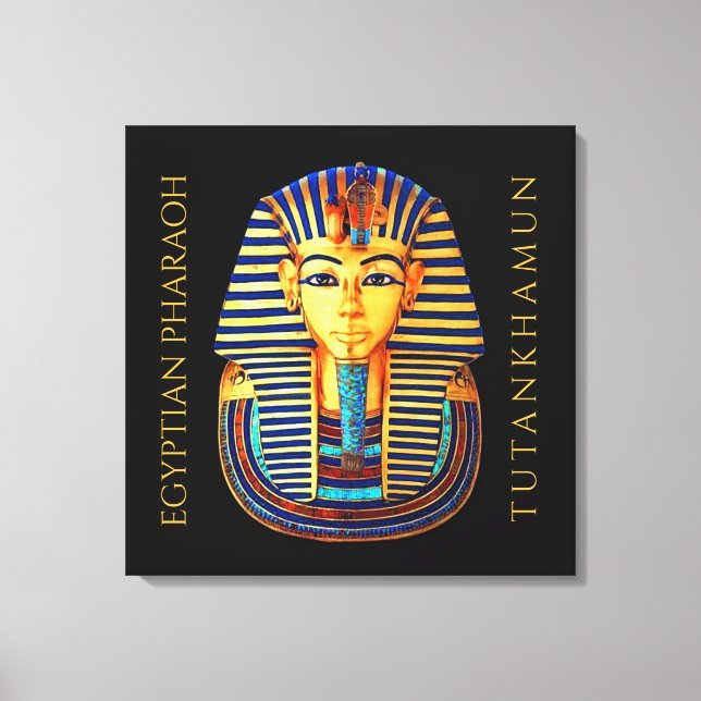 Lienzo El rey Tutankhamun, antiguo faraón egipcio (Anverso)