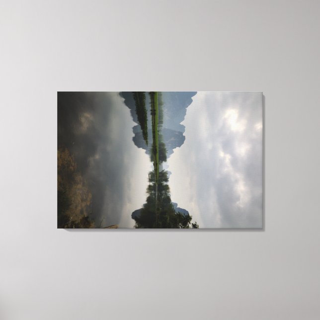 Lienzo El río atraviesa la aldea Ming Shi 1 (Anverso)