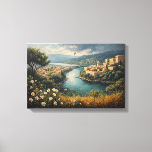 Lienzo El Río Azur de la Ciudadela Antigua