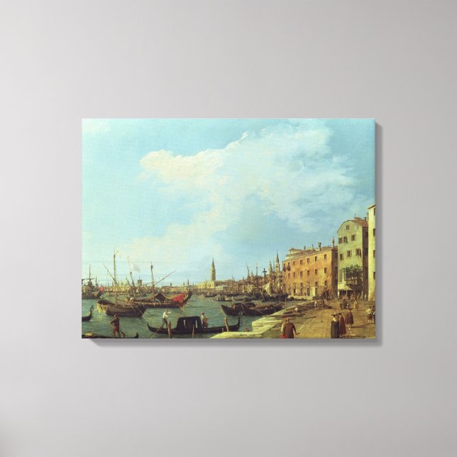 Lienzo El Riva Degli Schiavoni, 1724-30 (Anverso)