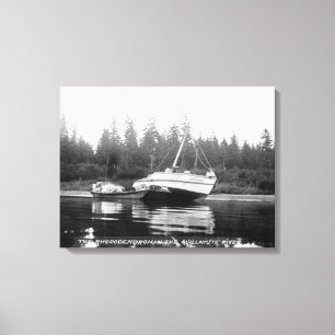 Lienzo El rododendro en el río de Quillayute