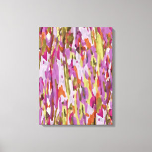 Lienzo El ~ rosado 24x18 de los pensamientos envolvió la