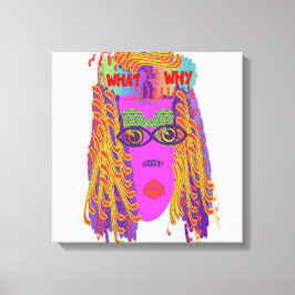 Lienzo El Rostro De La Curiosidad