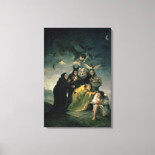 Lienzo El Sabbath de las brujas