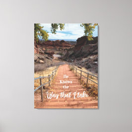 Lienzo Él sabe la forma en que tomo