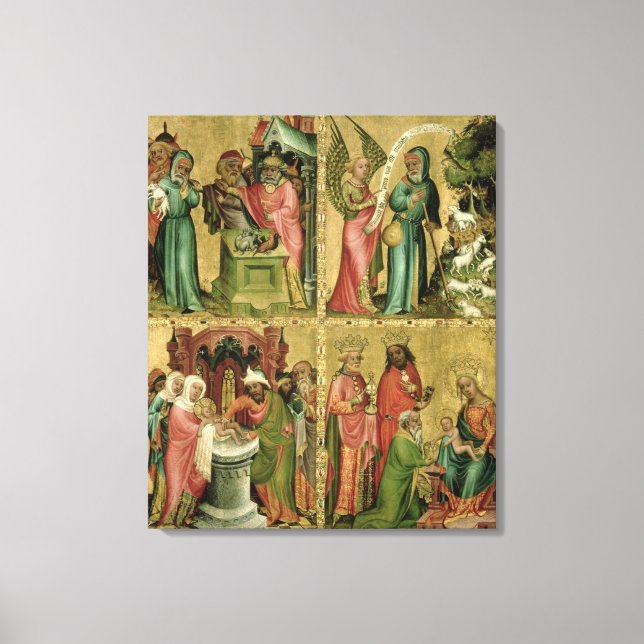 Lienzo El sacrificio de Joaquim, la circuncisión de (Anverso)