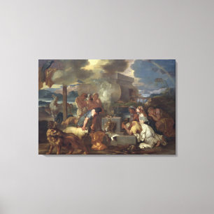 Lienzo El sacrificio de Noah, c.1640