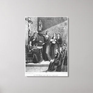 Lienzo El Saint venerable Jean-Baptiste de La Salle