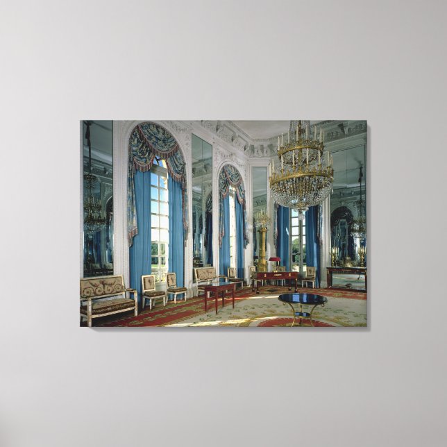 Lienzo El Salón de los Glaces (La habitación de los espej (Anverso)