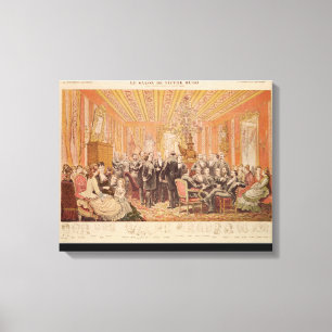 Lienzo El salón de Victor Hugo
