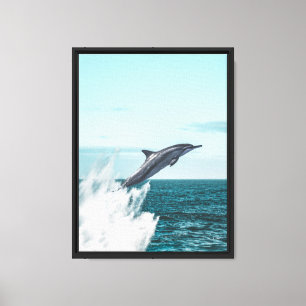 Lienzo El salto oceánico de la libertad