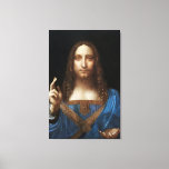 Lienzo El salvador Mundi de Leonardo da Vinci<br><div class="desc">El salvador Mundi Canvas de Leonardo da Vinci imprimió el salvador Mundi de Leonardo da Vinci (alrededor de 1500)</div>