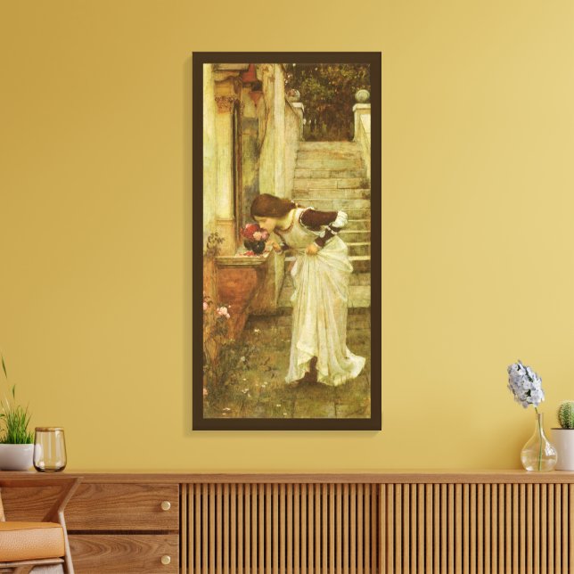 Lienzo El Santuario de John William Waterhouse (Insitu (Sala de estar))