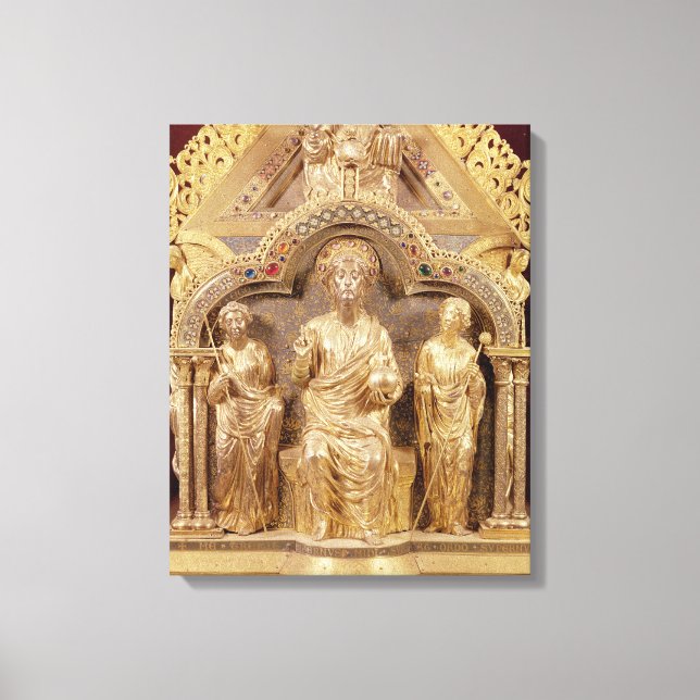 Lienzo El santuario de Nuestra Señora de Notre-Dame de To (Anverso)