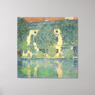 Lienzo El Schloss Kammer sobre el Attersee III, 1910