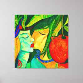 Lienzo El secreto de la pintura de Mangos II