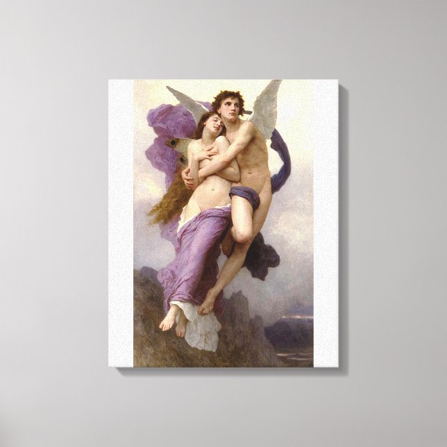 Lienzo "El secuestro de la psiquis" por Bouguereau (Anverso)