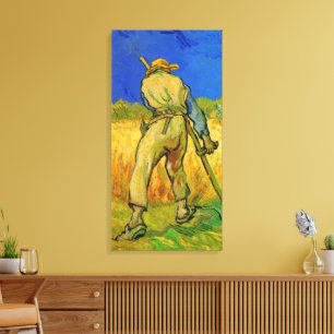 Lienzo El segador (según Millet) por Vincent van Gogh