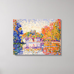 Lienzo El Sena de Paul Signac