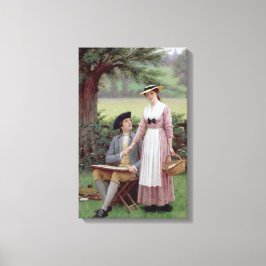 Lienzo El Señor de Burleigh y su encantadora dama